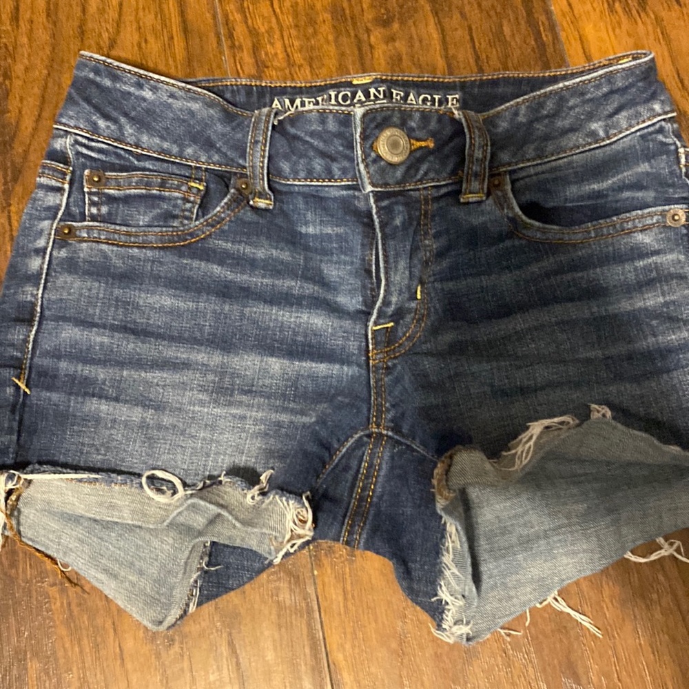 american eagle jean shorts